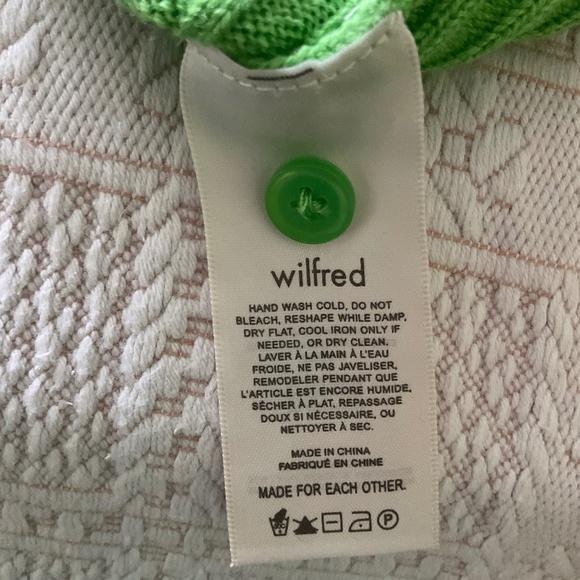 Aritzia Wilfred cardigan, size medium, beautiful green color - Picture 6 of 6